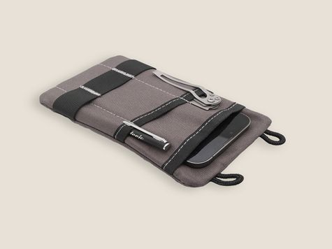 Pochette Organiser Deejo, Grise