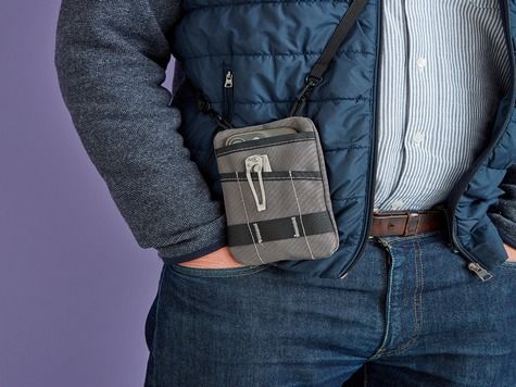 Pochette Organiser Deejo, Grise