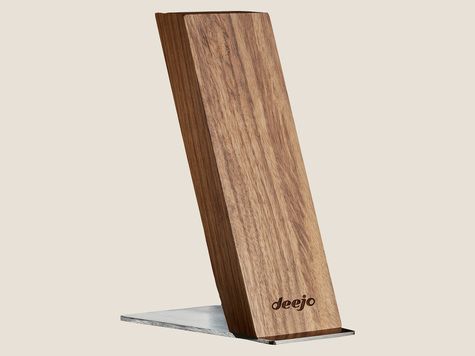 Présentoir magnétique en Zebrano pour Deejo de cuisine