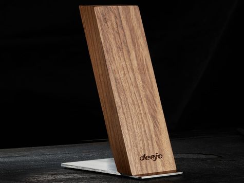 Présentoir magnétique en Zebrano pour Deejo de cuisine