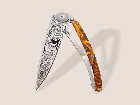 Deejo Serrated 37g, Camo orange / Bécasse