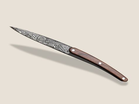 4 Deejo de table Restaurant, Façon palissandre / Triskell