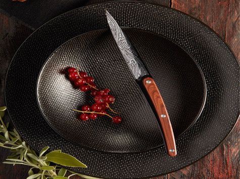 4 Deejo de table Restaurant, Façon palissandre / Triskell