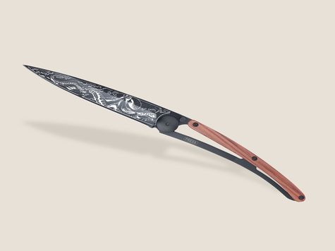 Deejo 37g, Bois corail / Pieuvre