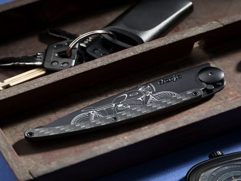 Deejo 37g, Fibre de carbone / Café Racer