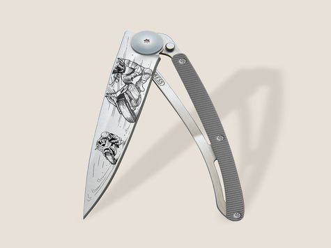 Deejo 37g, Aluminium gris foncé / Moto Racing