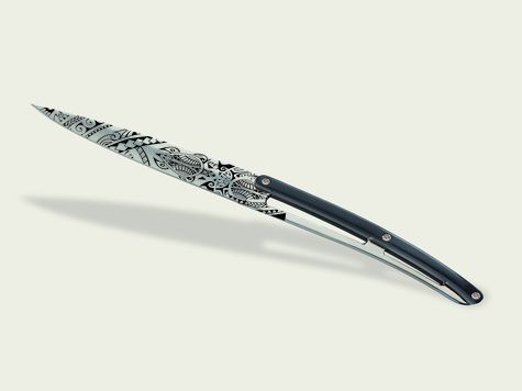 6 Deejo de table Prestige, Ebène / Tatouages Du Monde