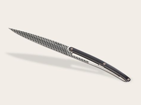 6 Deejo de table Prestige, Ebène / Géométrie