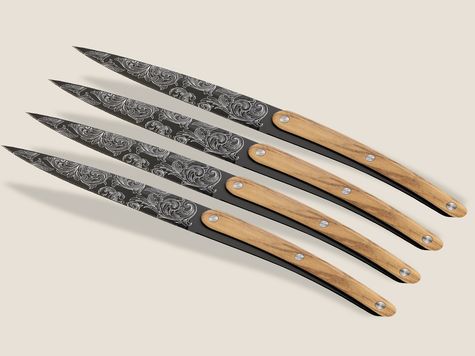 4 Deejo de table Restaurant, Façon olivier / Floreal